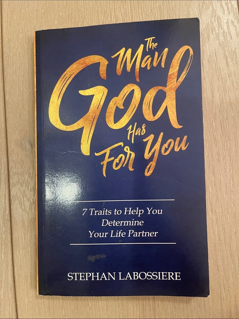 The Man God Has For You – Navy & Gold Paperback